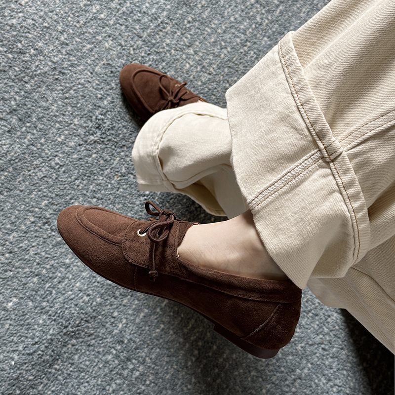 Marty Läder Loafers För Kvinnor - Brun