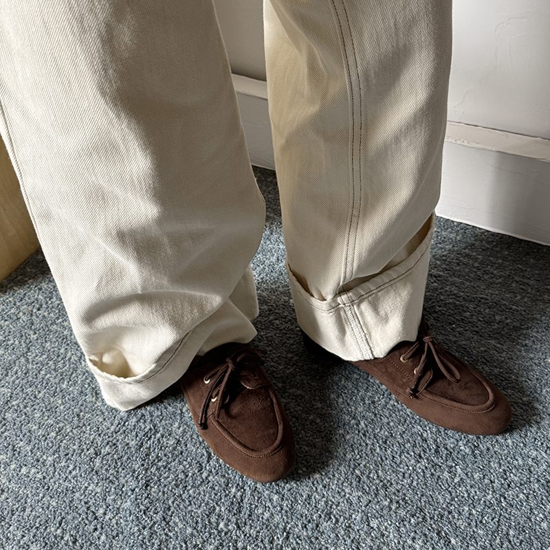 Marty Läder Loafers För Kvinnor - Brun