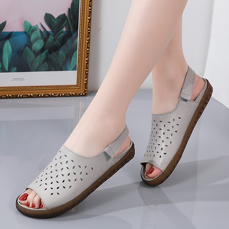 Mary Bekväm Casual Sandal För Kvinnor - Gul