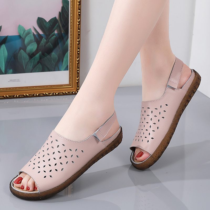 Mary Bekväm Casual Sandal För Kvinnor - Gul