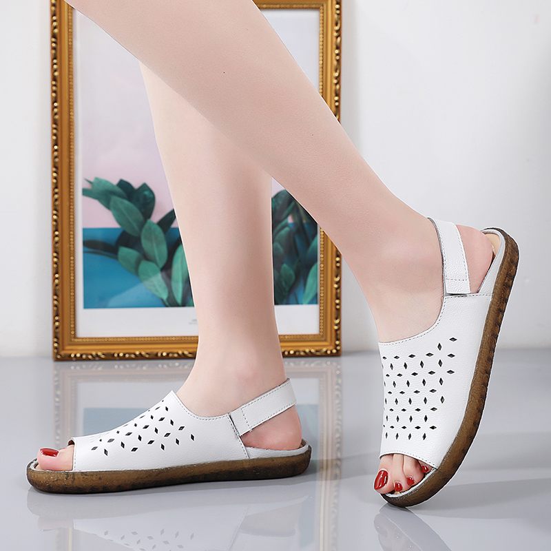 Mary Bekväm Casual Sandal För Kvinnor - Gul