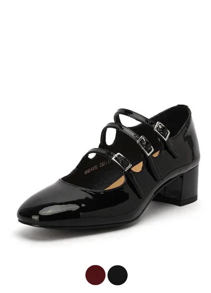 Mary Lackläder Pumps-skor För Kvinnor