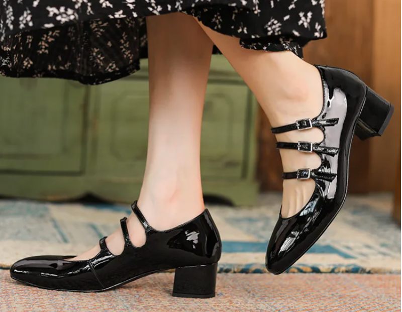 Mary Lackläder Pumps-skor För Kvinnor - Svart