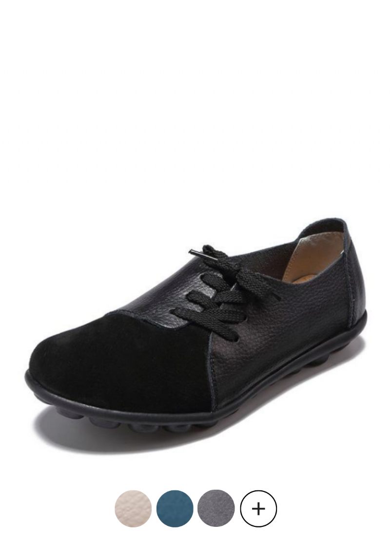 Maryse Dam Loafer Svarta Skor