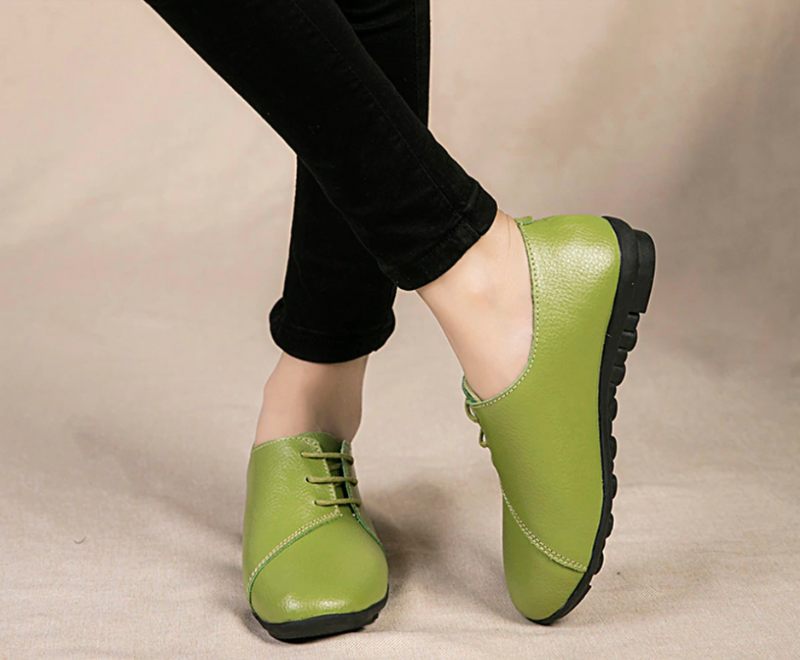Maryse Dam Loafer Svarta Skor - Gul