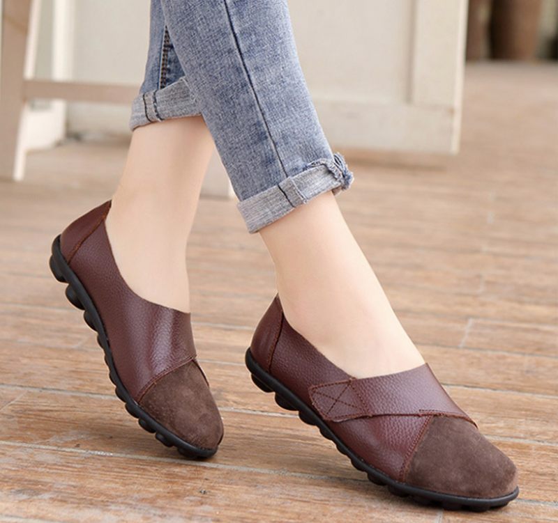 Maryse Dam Loafer Svarta Skor - Gul