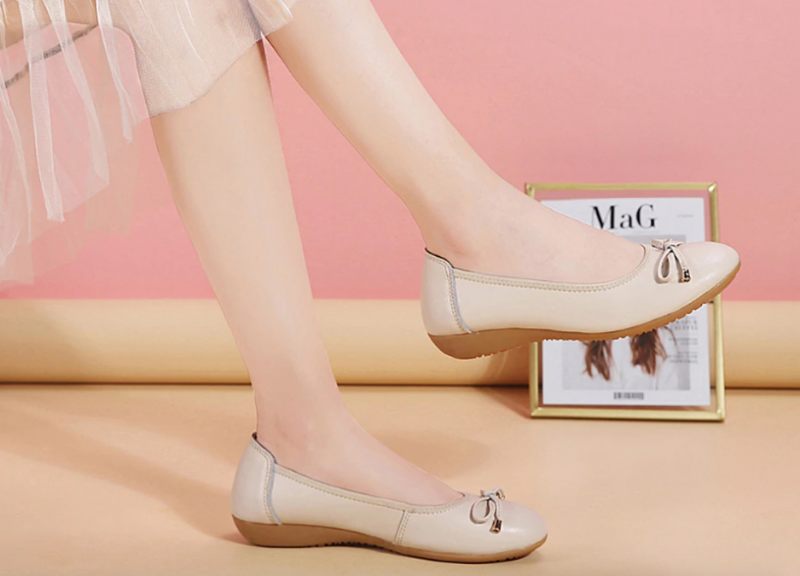 Masha Platta Skor För Kvinnor - Beige