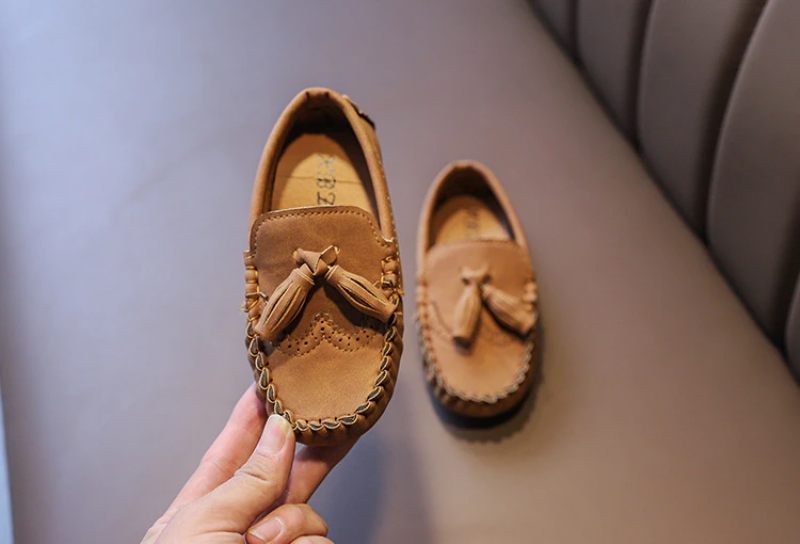 Matia Baby Flicka Loafer Skor - Brun