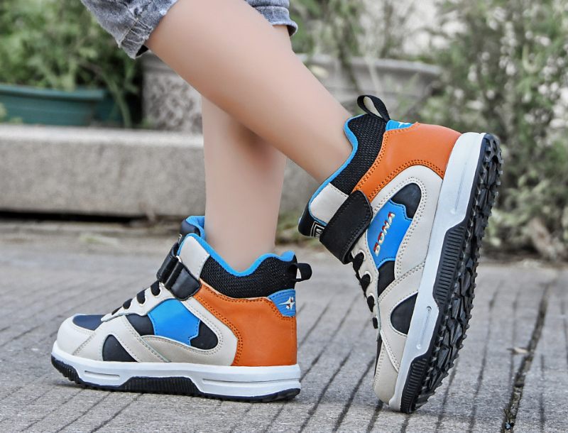 Matic Pojkar Höga Sneakers - Blå