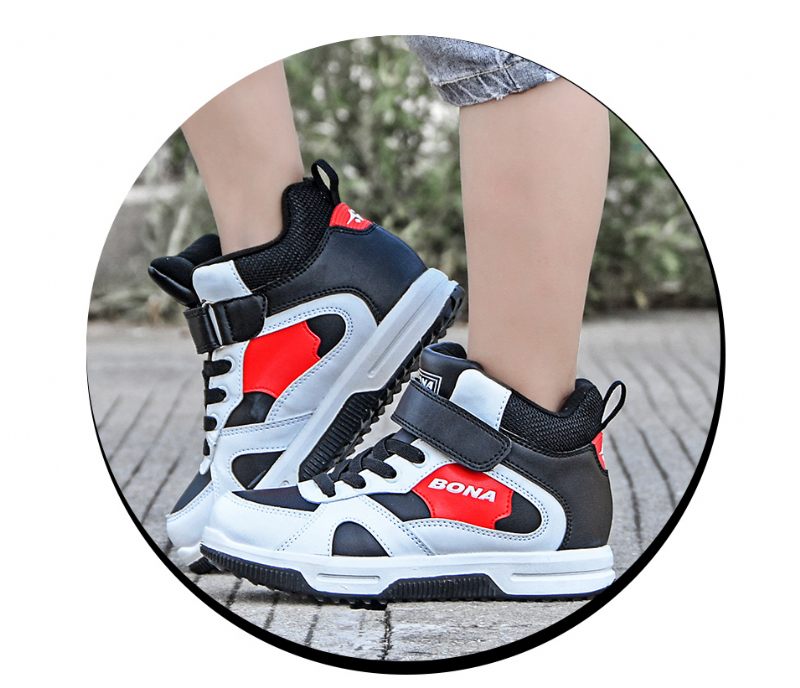 Matic Pojkar Höga Sneakers - Blå