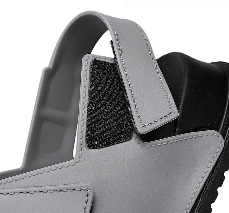 Matt Sandal För Herrmode - Svart