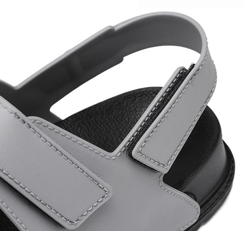 Matt Sandal För Herrmode - Svart