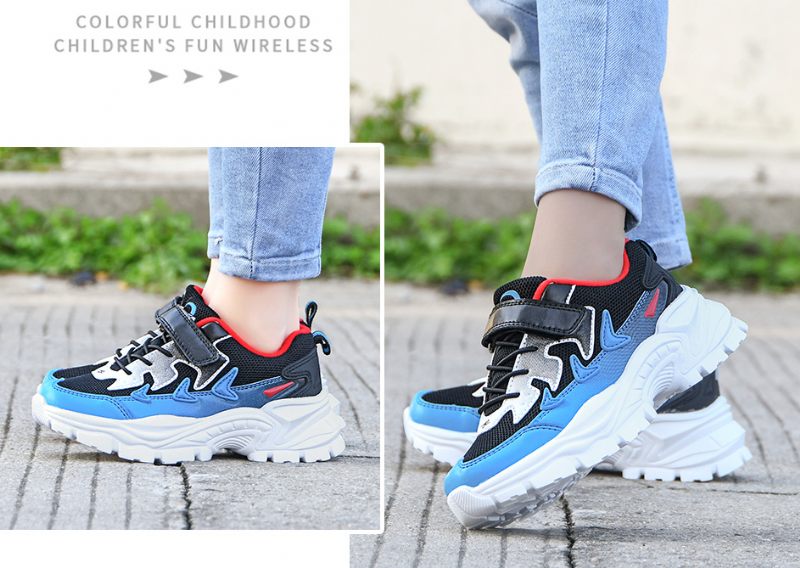 Matty Unisex Modesneaker För Barn - Blå