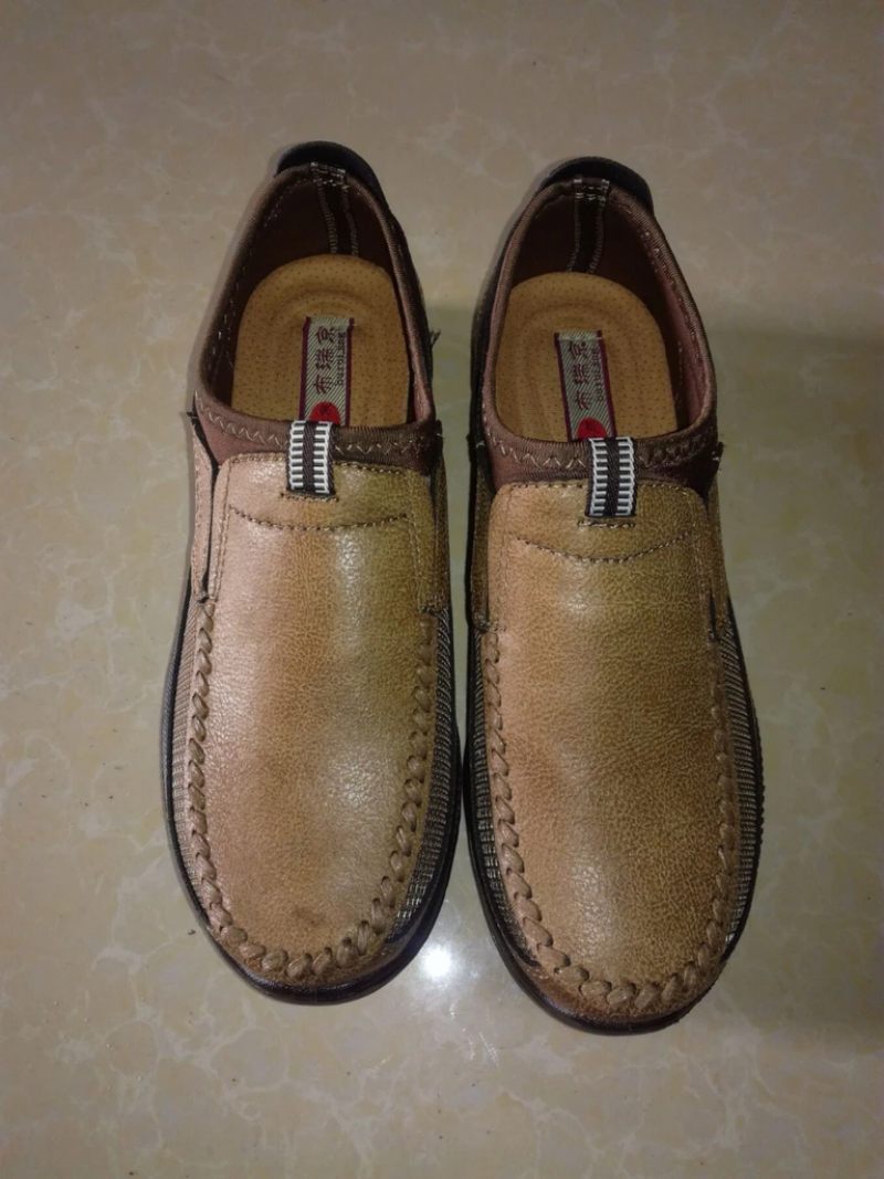 Max Loafers För Män Casual Skor - Kamel