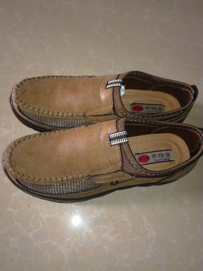 Max Loafers För Män Casual Skor - Kamel