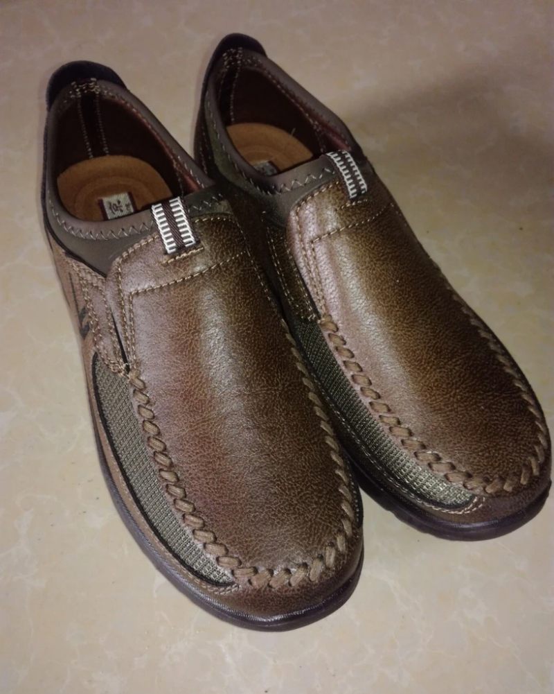 Max Loafers För Män Casual Skor - Kamel