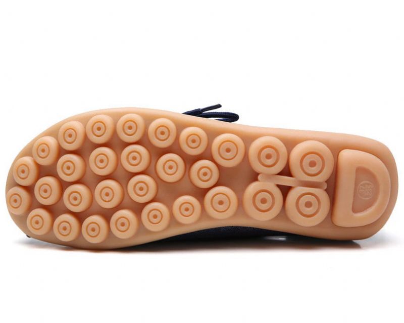 Mechi Dam Loafer Patent Flat Slip-on Skor - Svart