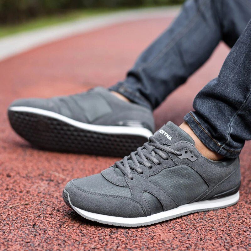 Mejbry Casual Sneaker För Män - Grå