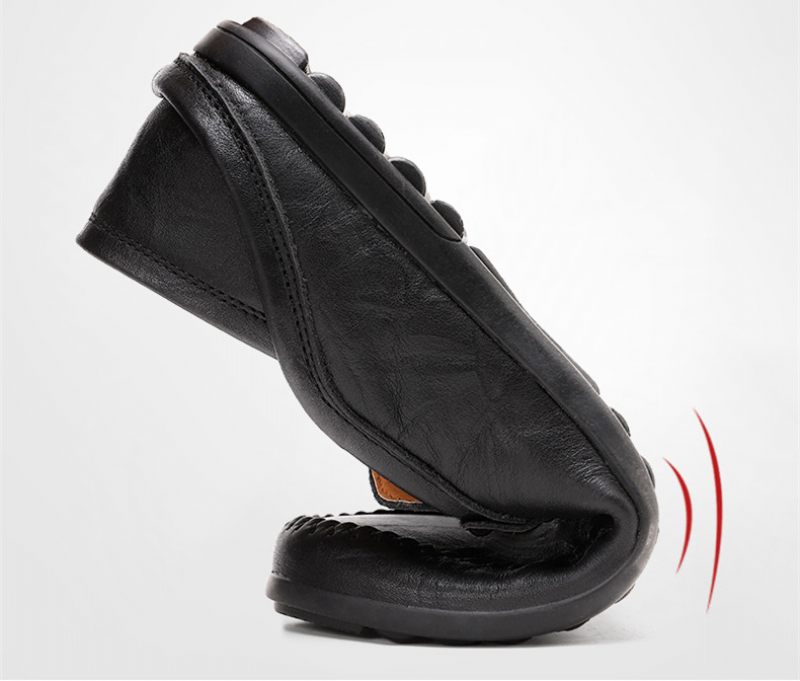Melchor Loafers Klänning Skor För Män - Svart