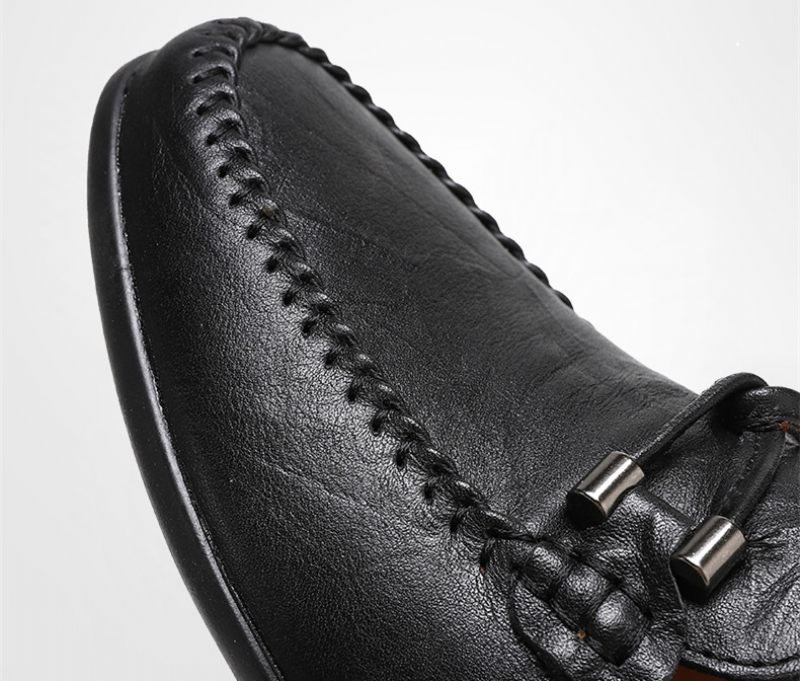Melchor Loafers Klänning Skor För Män - Svart