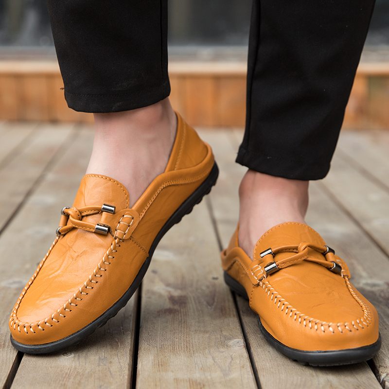 Melchor Loafers Klänning Skor För Män - Svart