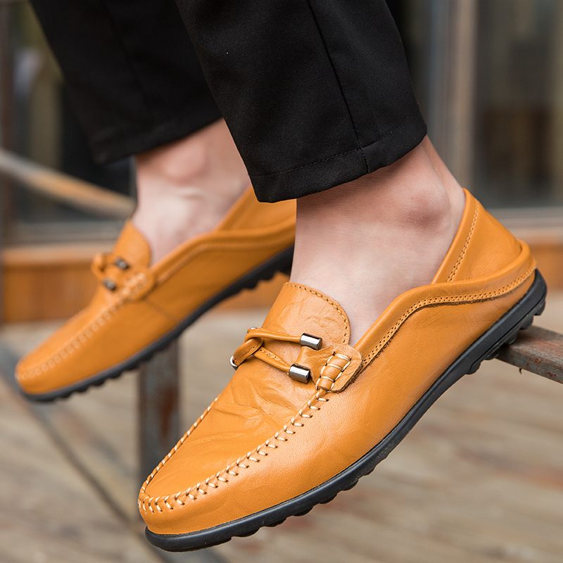 Melchor Loafers Klänning Skor För Män - Svart