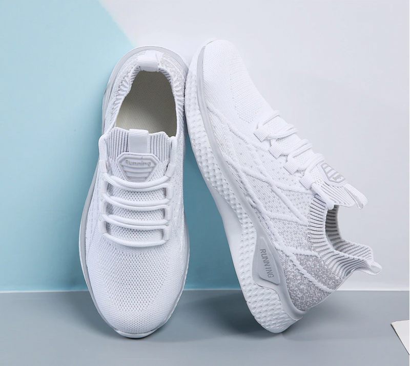 Melgen Dam Sneaker Bekväm Snörning - Rosa