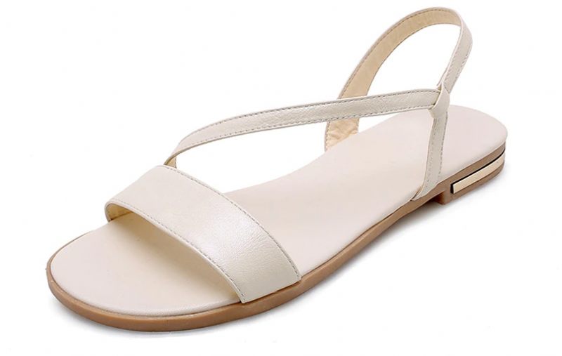 Melody Skinnsandal För Kvinnor För Sommar - Beige
