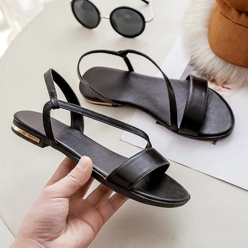 Melody Skinnsandal För Kvinnor För Sommar - Beige