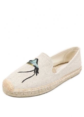 Melva Dam Sommar Platta Slip-on Andas Espadrille