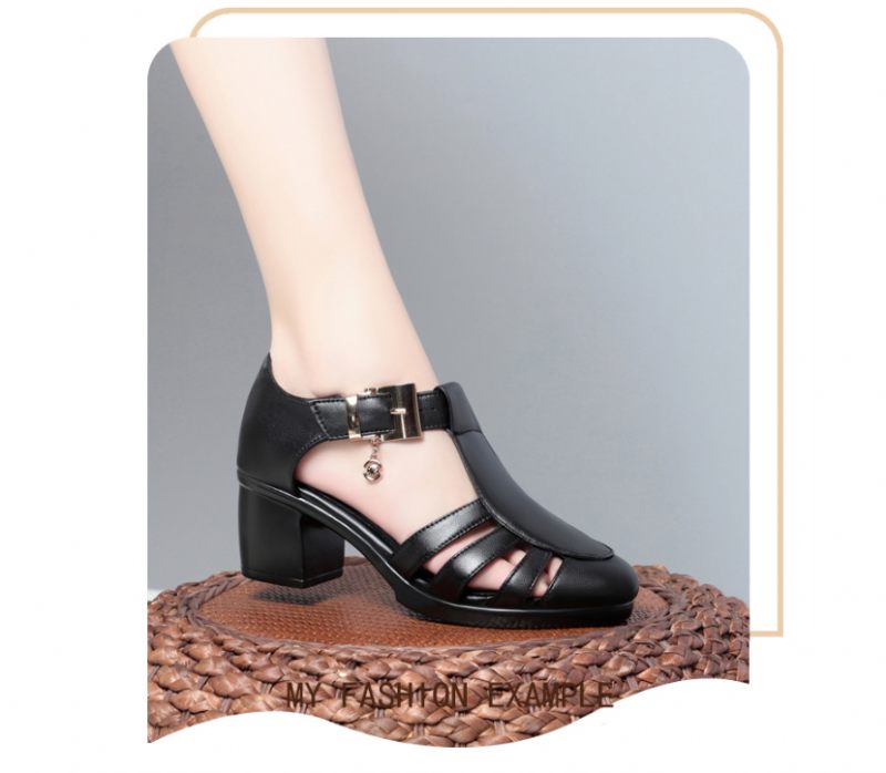 Melvy Damklacksandal - Brun