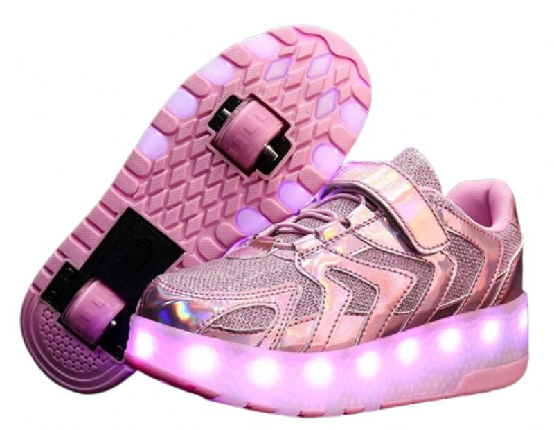 Memphis Unisex Rullsneaker För Barn - Rosa