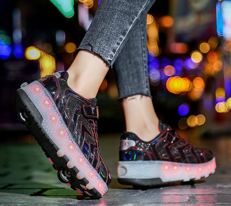 Memphis Unisex Rullsneaker För Barn - Rosa