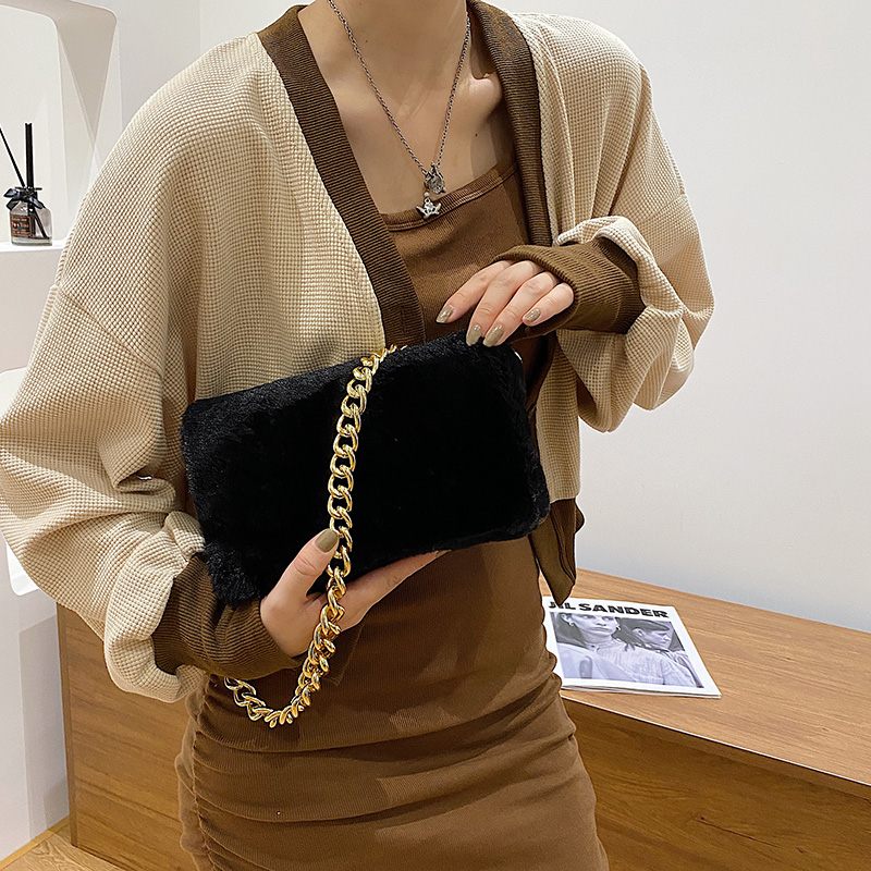 Mendez Small Crossbody-handväska För Kvinnor Med Lock - Svart