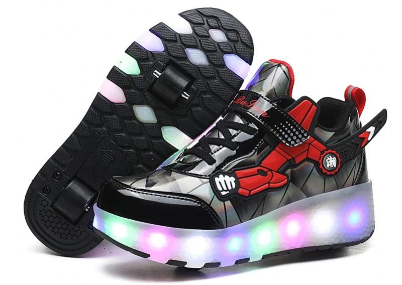 Mendez Unisex Rullsneaker För Barn - Svart