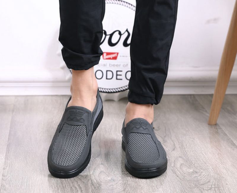 Mendy Slip-on Loafer För Män - Grå