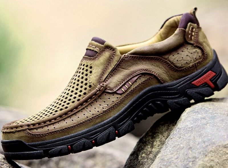 Menphis Loafers För Män Fritidsskor - Kaki