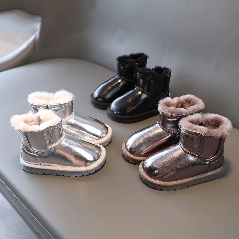 Mera Flickors Snöstövlar - Silverpäls