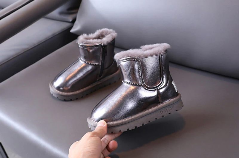 Mera Flickors Snöstövlar - Silverpäls