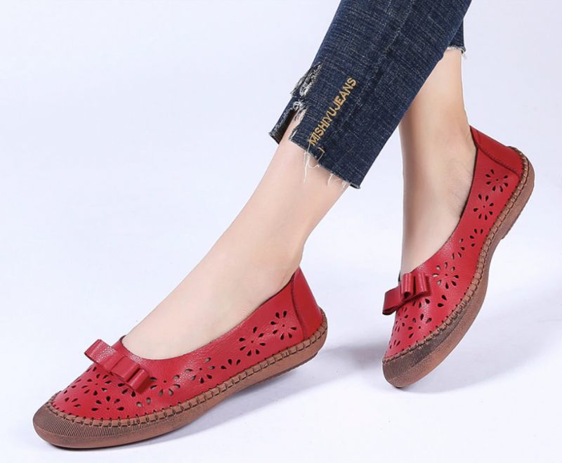 Merida Loafer - Röd fjärilsknut