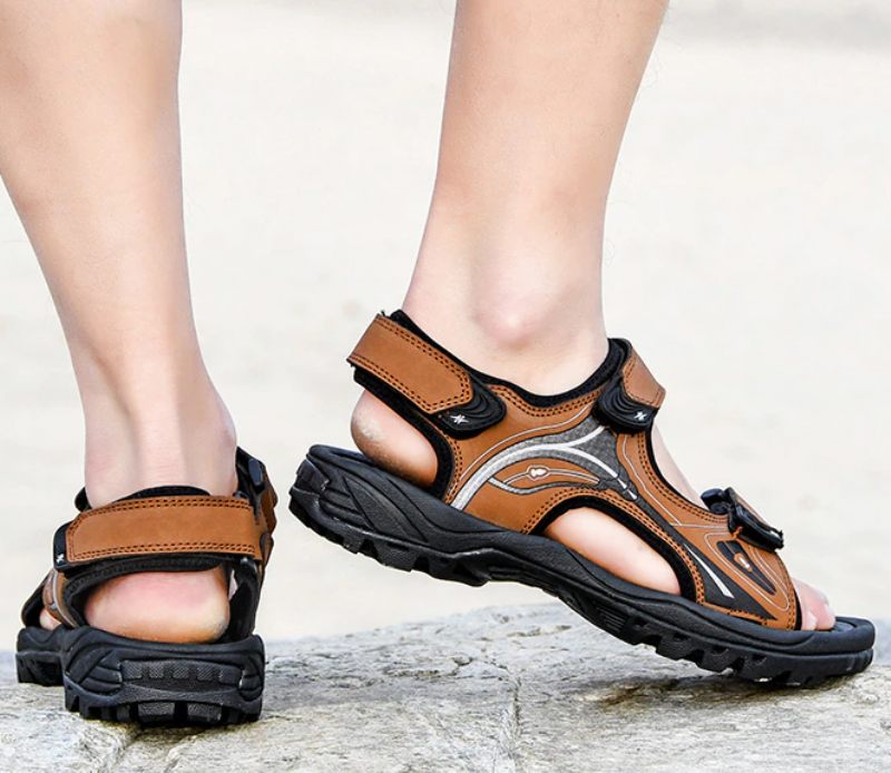 Merlin Klassiska Sandaler För Män - Brun
