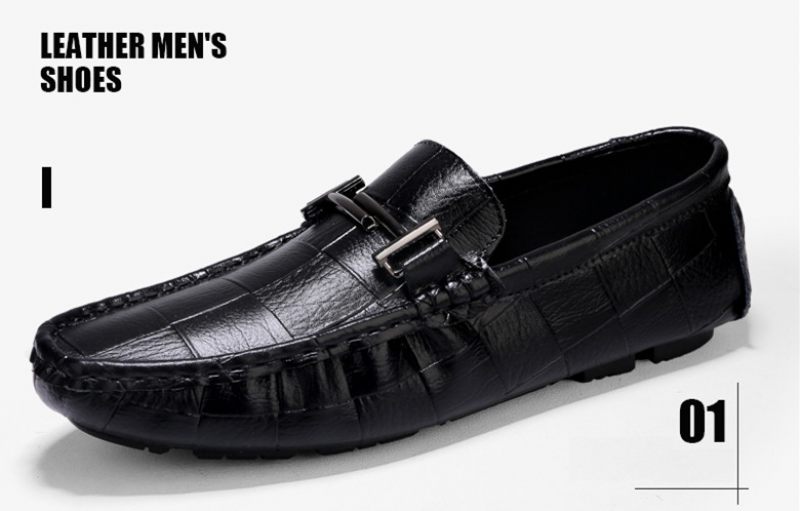 Methan Loafers Klänning Skor För Män - Blå