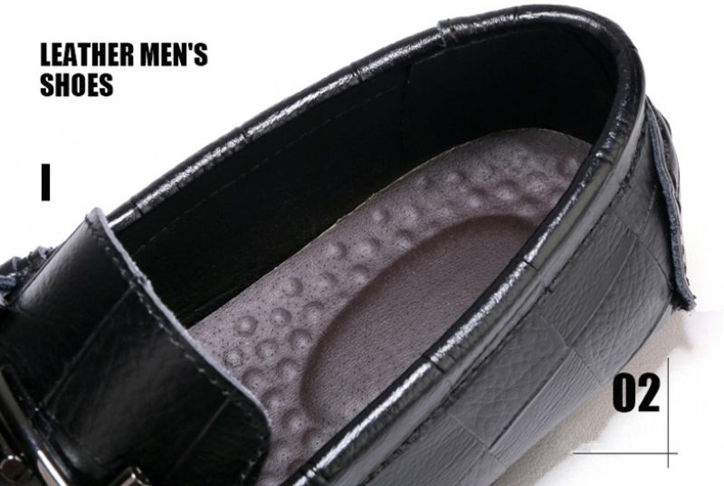 Methan Loafers Klänning Skor För Män - Blå