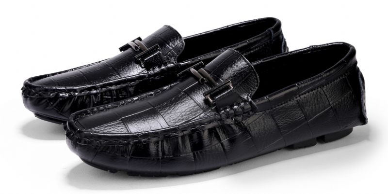 Methan Loafers Klänning Skor För Män - Blå