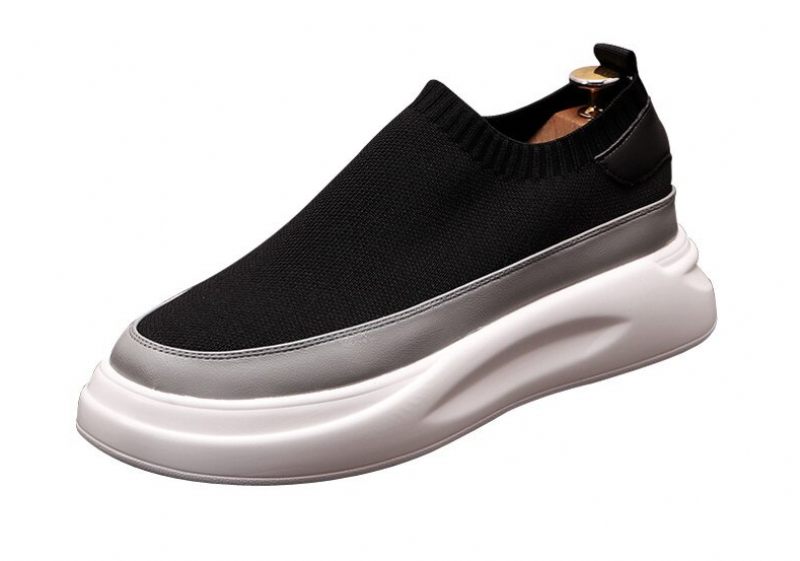 Miaray Herrsneakers Plattformsskor - Svart
