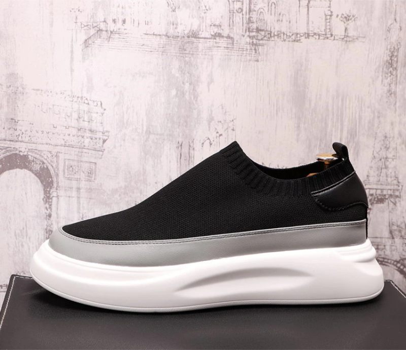 Miaray Herrsneakers Plattformsskor - Svart