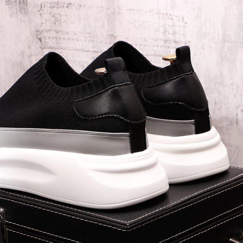 Miaray Herrsneakers Plattformsskor - Svart