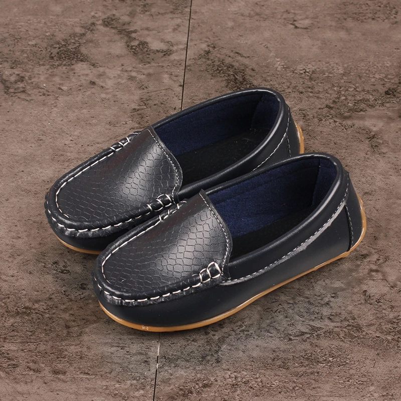 Micah Unisex Loafer-skor För Barn - Svart