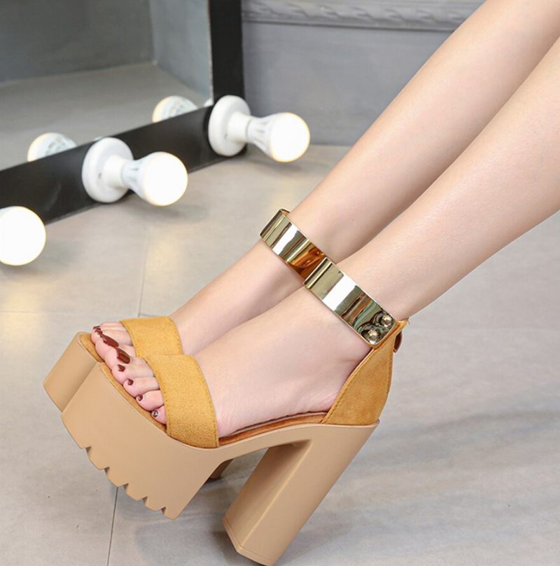 Michell Platform Sandal För Kvinnor - Gul