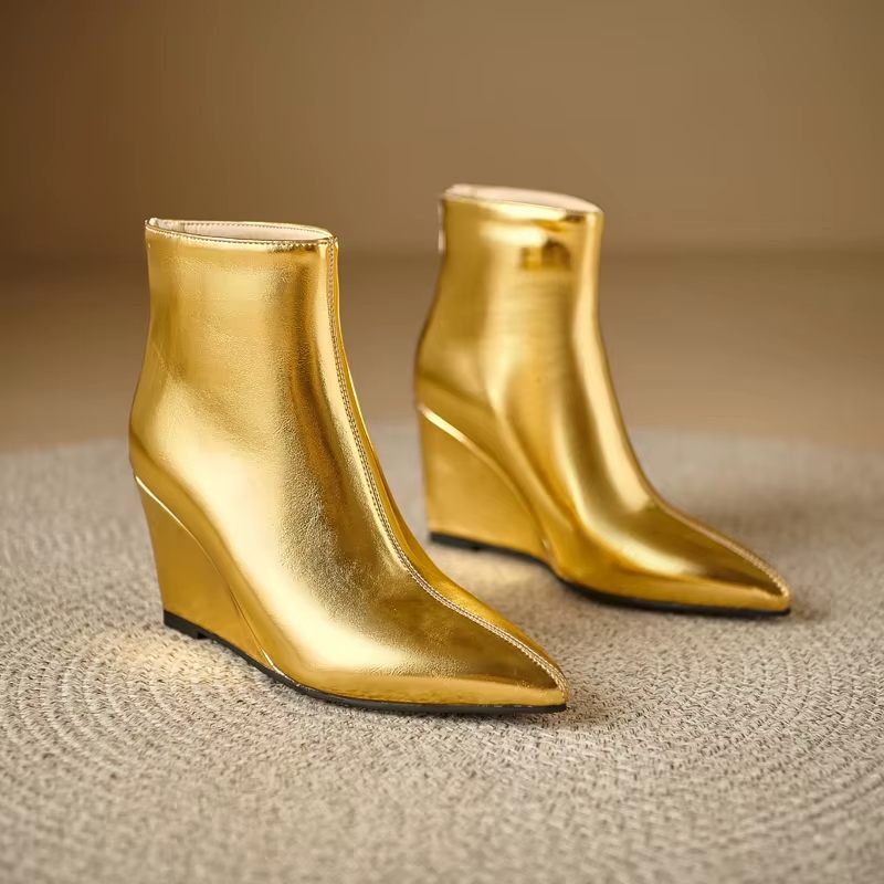 Mila Wedges-stövlar För Kvinnor - Guld